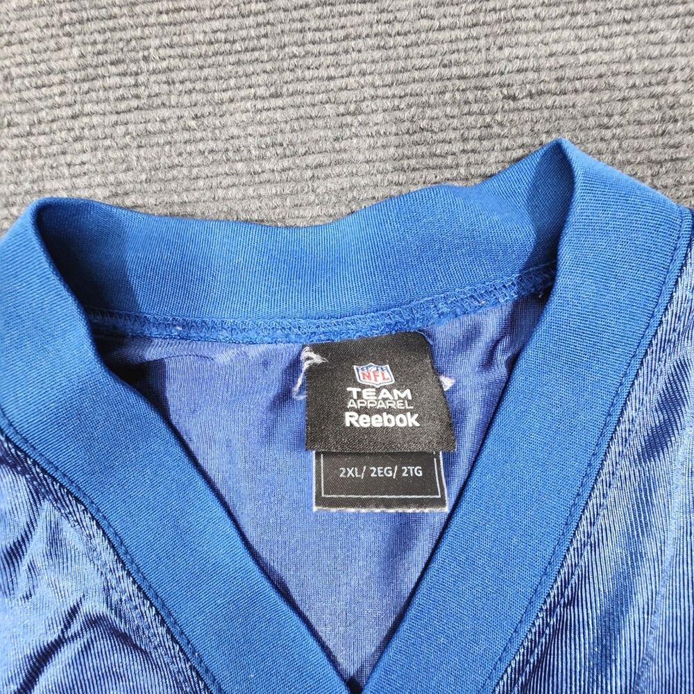 Reebok NFL Indianapolis Colts Peyton Manning Jersey Mens 2XL Blue V-Neck Sports - Picture 6 of 15
